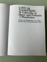 Load image into Gallery viewer, Love &amp; Lightning - A Collection of Queer and Feminist Manifestos