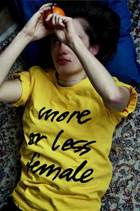 T-shirt  More Or Less Female –SPRING EDITION!